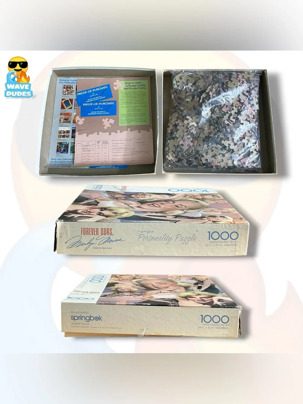 Springbok 1986 Forever Ours, Marilyn Monroe Jigsaw Puzzle